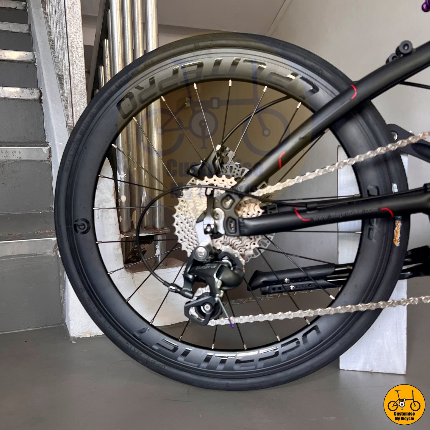 Hydraulic Brakes & Tiagra Gearing β Crius Master 22-Inch Foldie for Maximum Control
