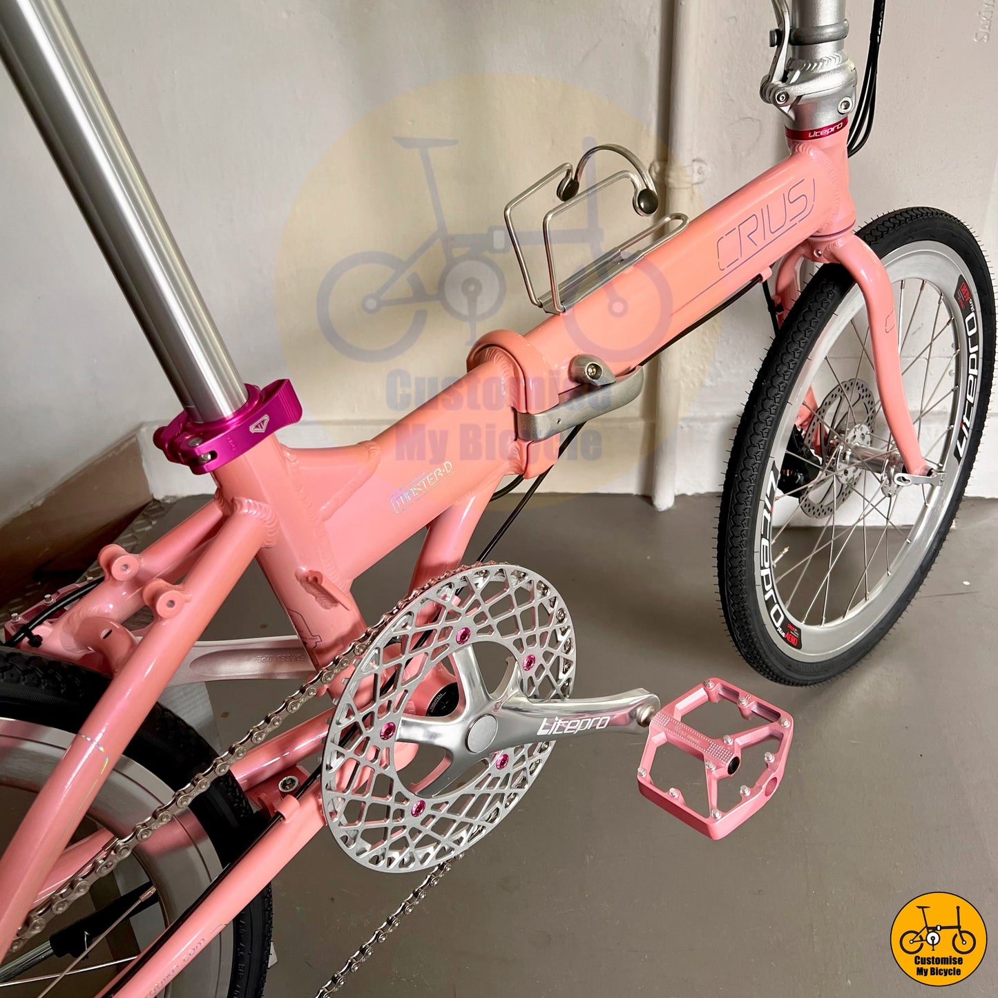 Hello Kitty Baby Pink Crius Master 22-Inch Foldie β A Beautiful & Functional Foldable Bicycle