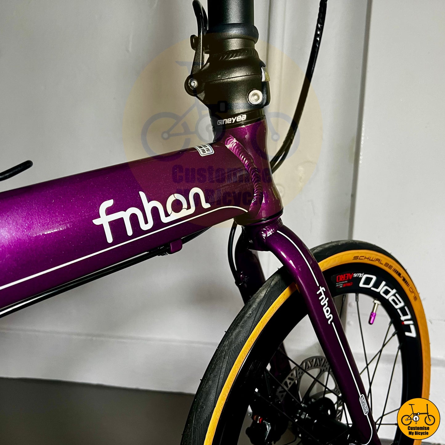 Royale Purple Fnhon Blast 20-Inch Foldable Bike β Compact & Stylish for City Commuters