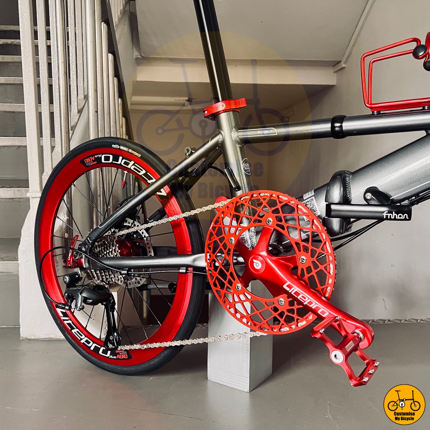 Smooth & Speedy Fnhon Monsoon 22-Inch Foldable Bicycle β Designed for Fast & Comfortable Rides