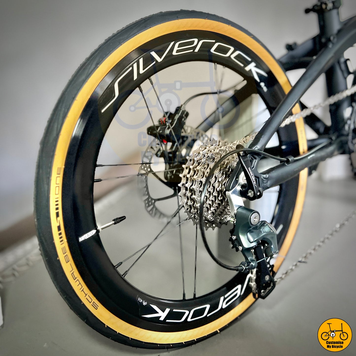 Schwalbe One Tyre on Two Wheels, Infinite Adventures Fnhon Tornado 20-Inch Foldie β Compact & Reliable