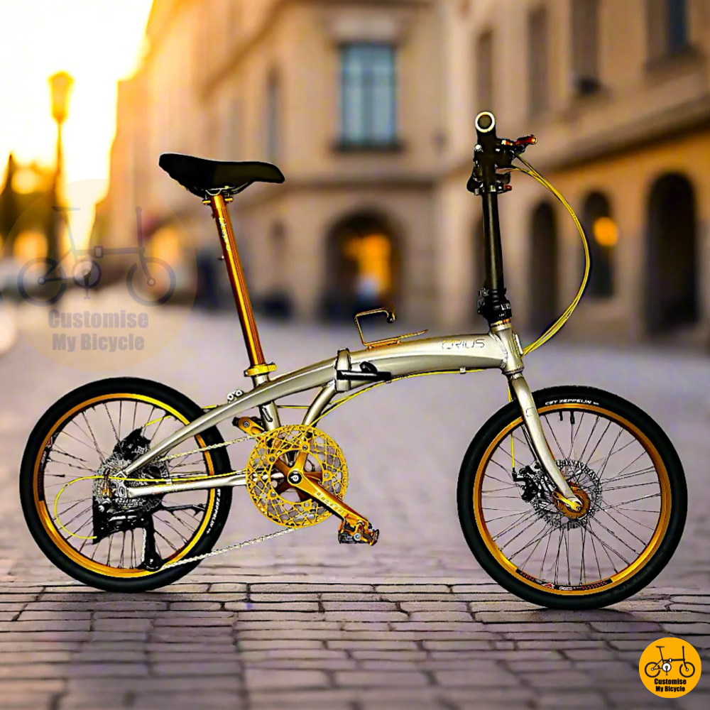 Crius Velocity 22-inch Foldie – Premium Gold Accents & High Performance
