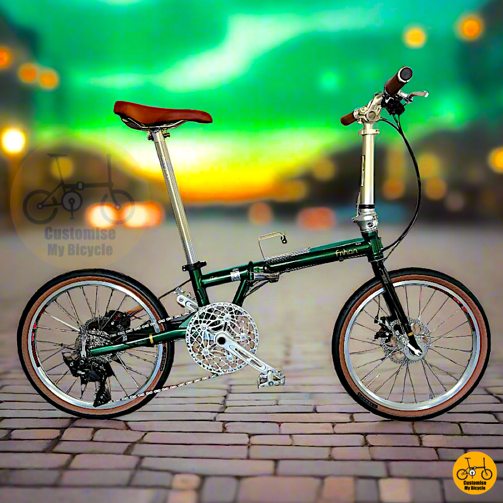 Fnhon Gust 20-inch Foldable Bicycle – Shimano 11-Speed 105 Gears for Smooth Riding

