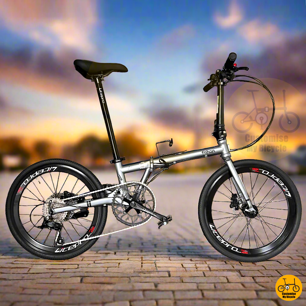 Fnhon Gust 22-inch Folding Bike – Battleship Grey Frame & Matte Finish
