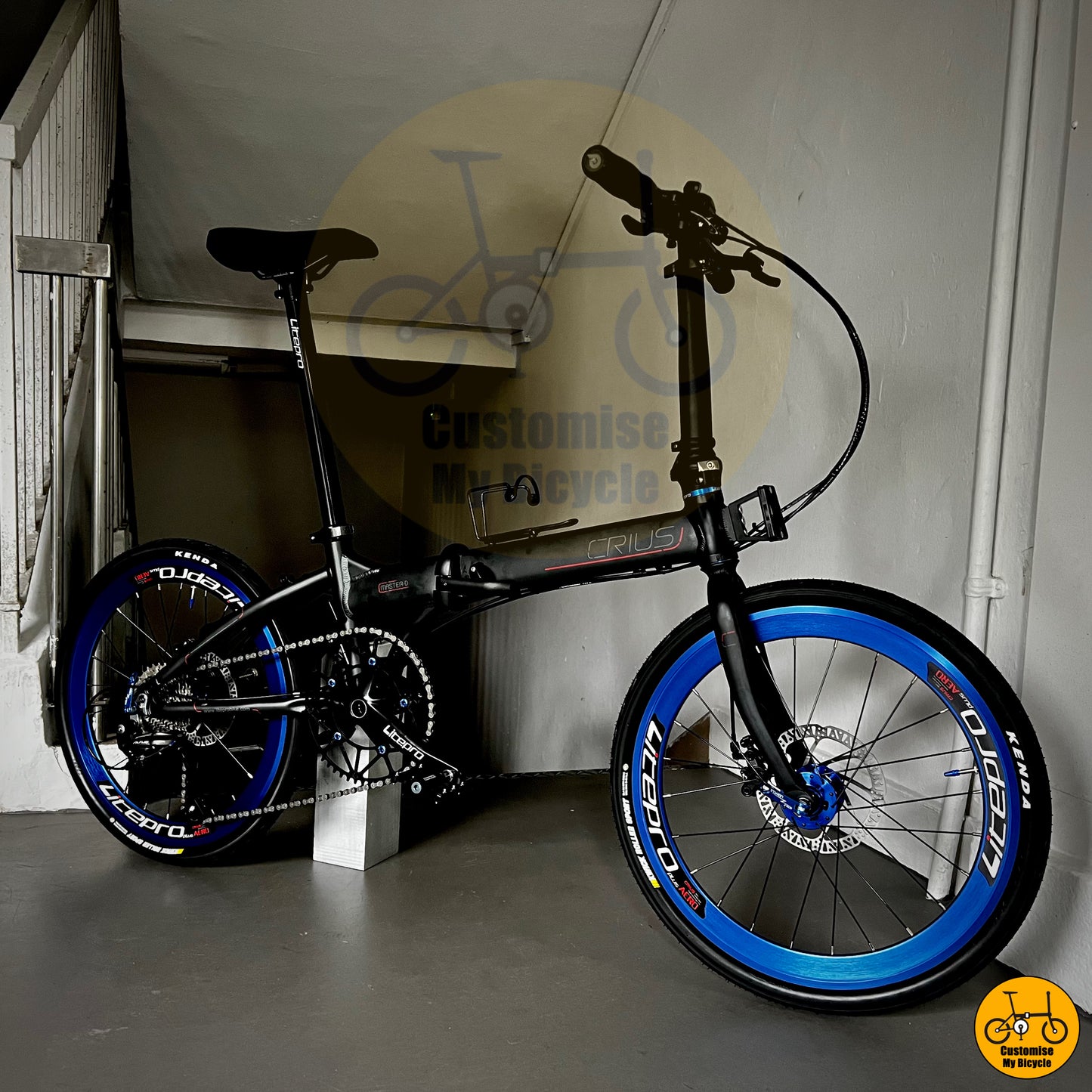 Godzilla-Inspired Crius Master 22-Inch Folding Bike – Unleash Power & Performance
