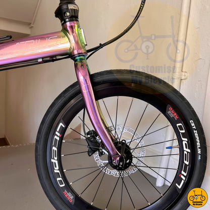 Aurora Finish Crius Master 22-Inch Foldable Bicycle – A Unique & High-Performance Foldie
