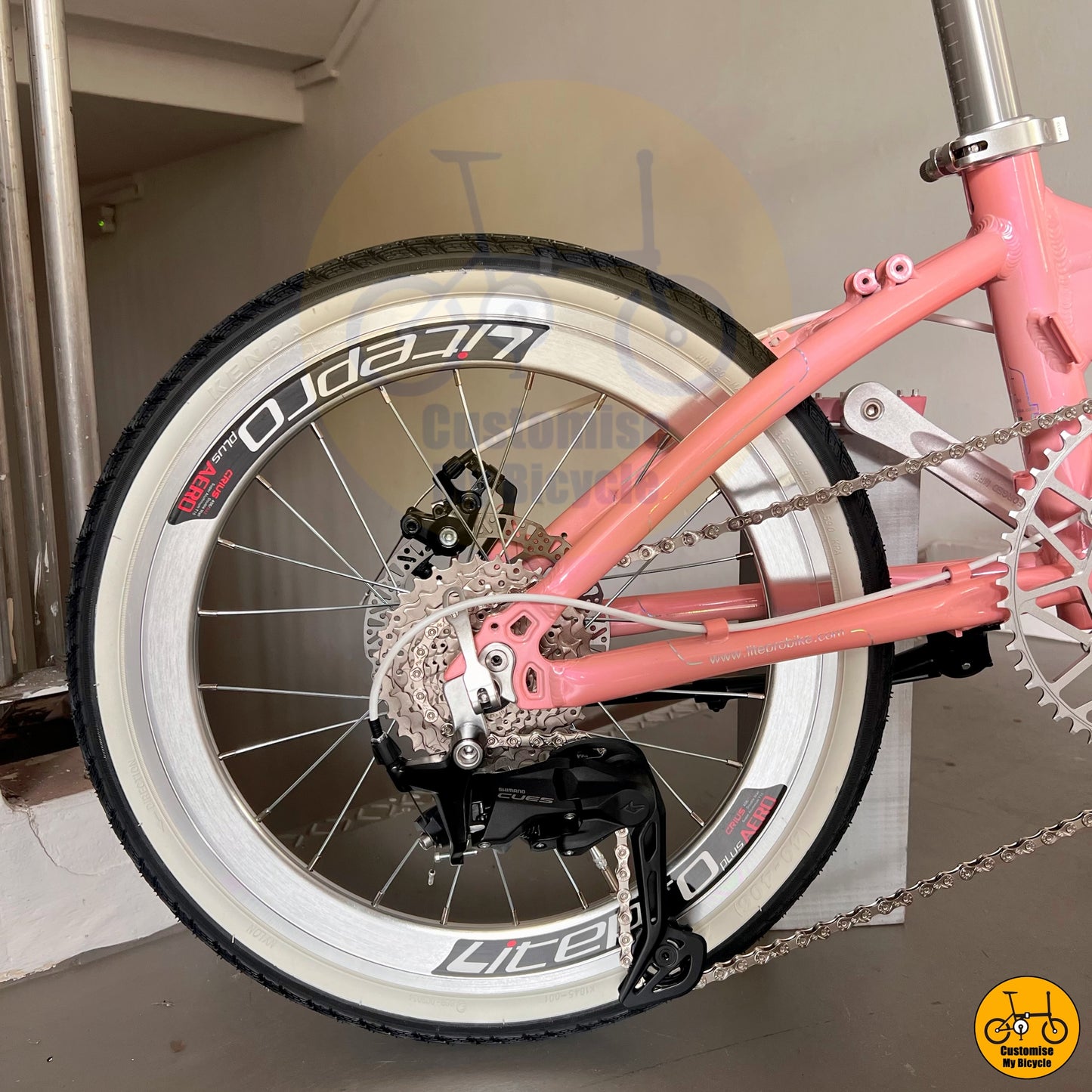 Baby Pink Crius Master 22-Inch Folding Bike – A Smooth, Cute & Budget-Friendly Foldie
