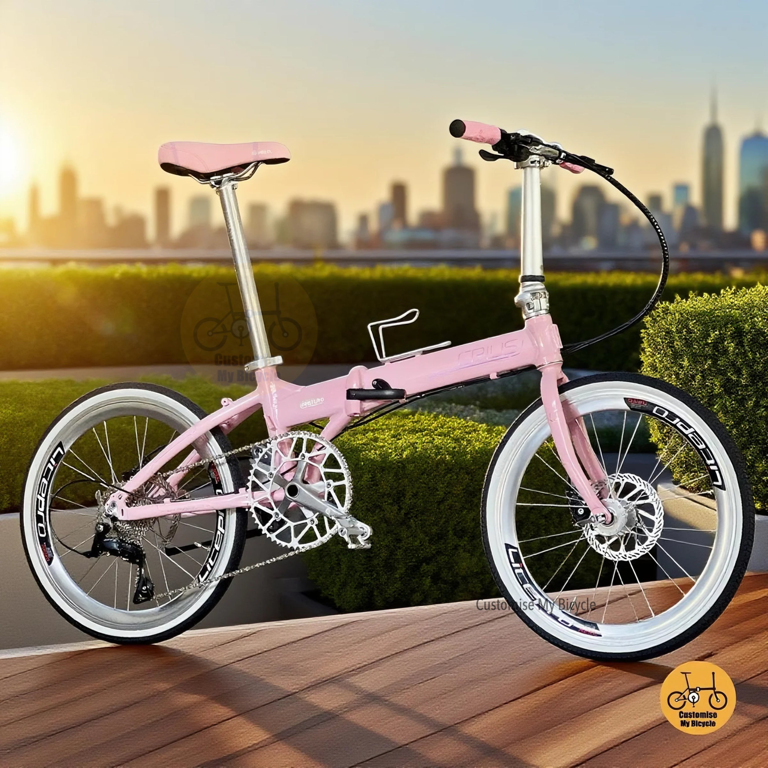 🌸 Folding Bikes In Pink • Hot Candy, Baby, Hello Kitty Pink