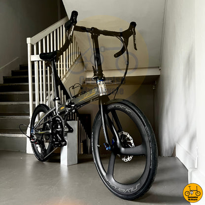 Silverock Carbon Trispokes Crius Master 22-Inch Foldable Bike – Race-Ready & Lightweight
