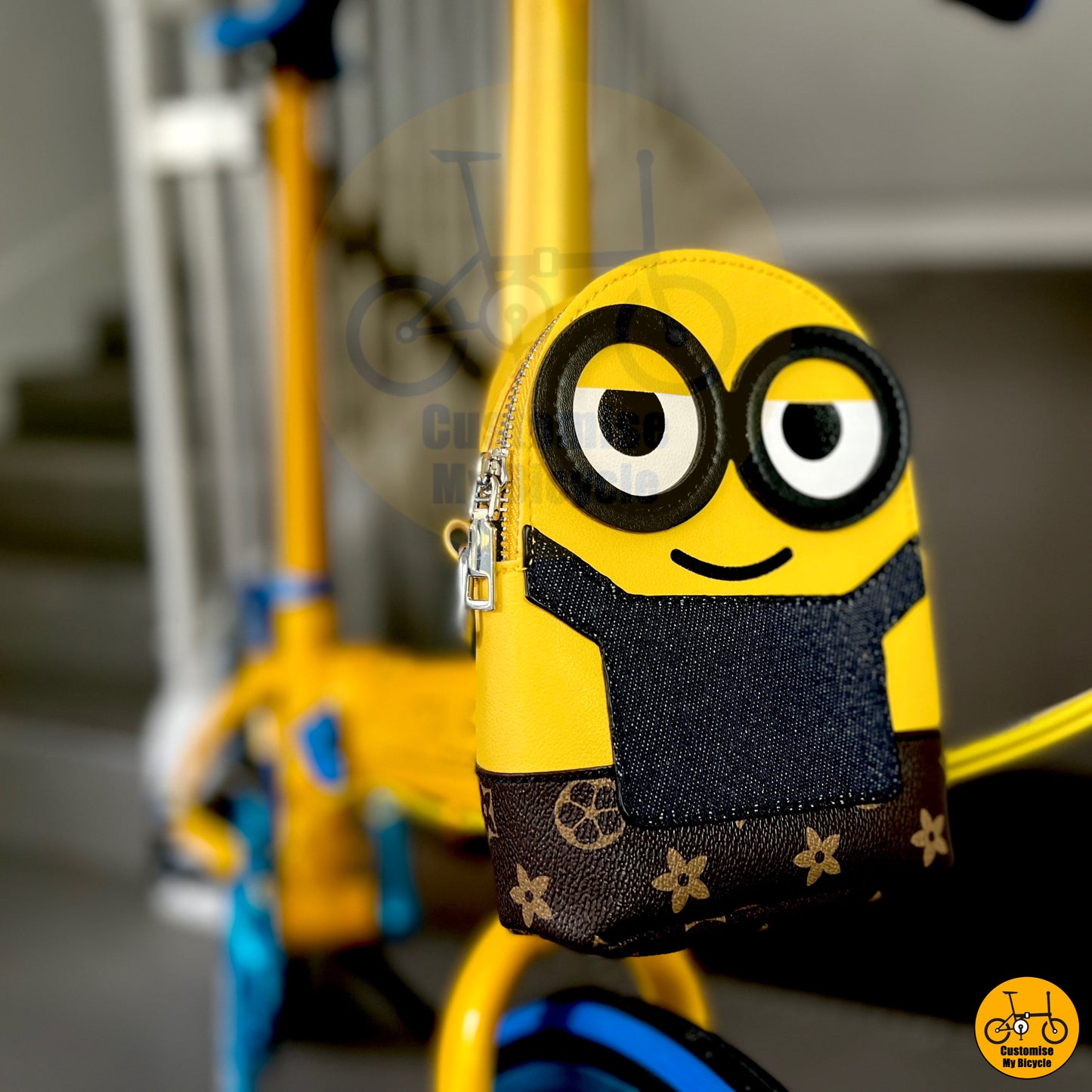 Minion Yellow Crius Master 22-Inch Folding Bike – A Compact & Colorful Foldable Bicycle
