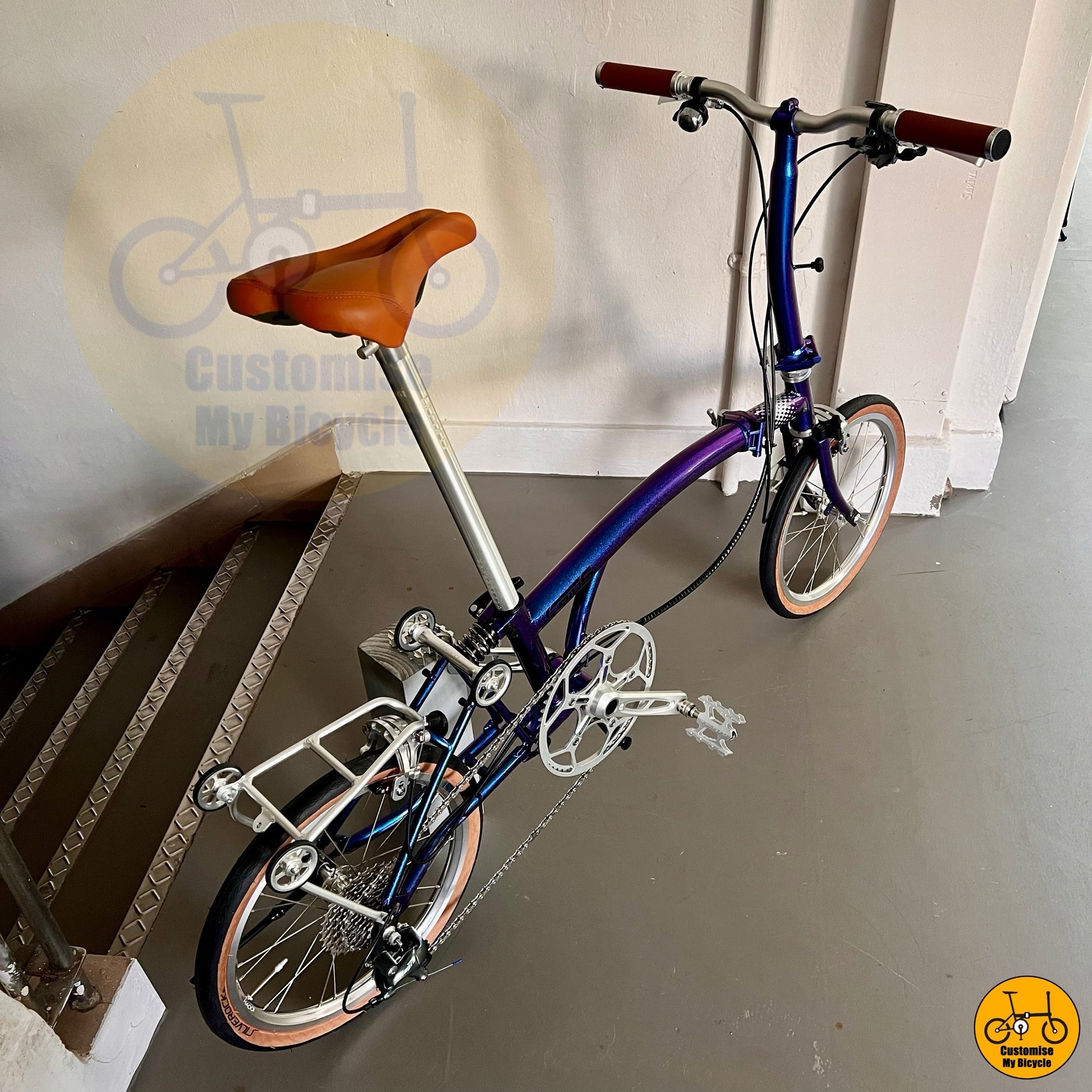 Crius Trifold 18-inch Compact Bicycle – Alternative to Brompton & Aceoffix
