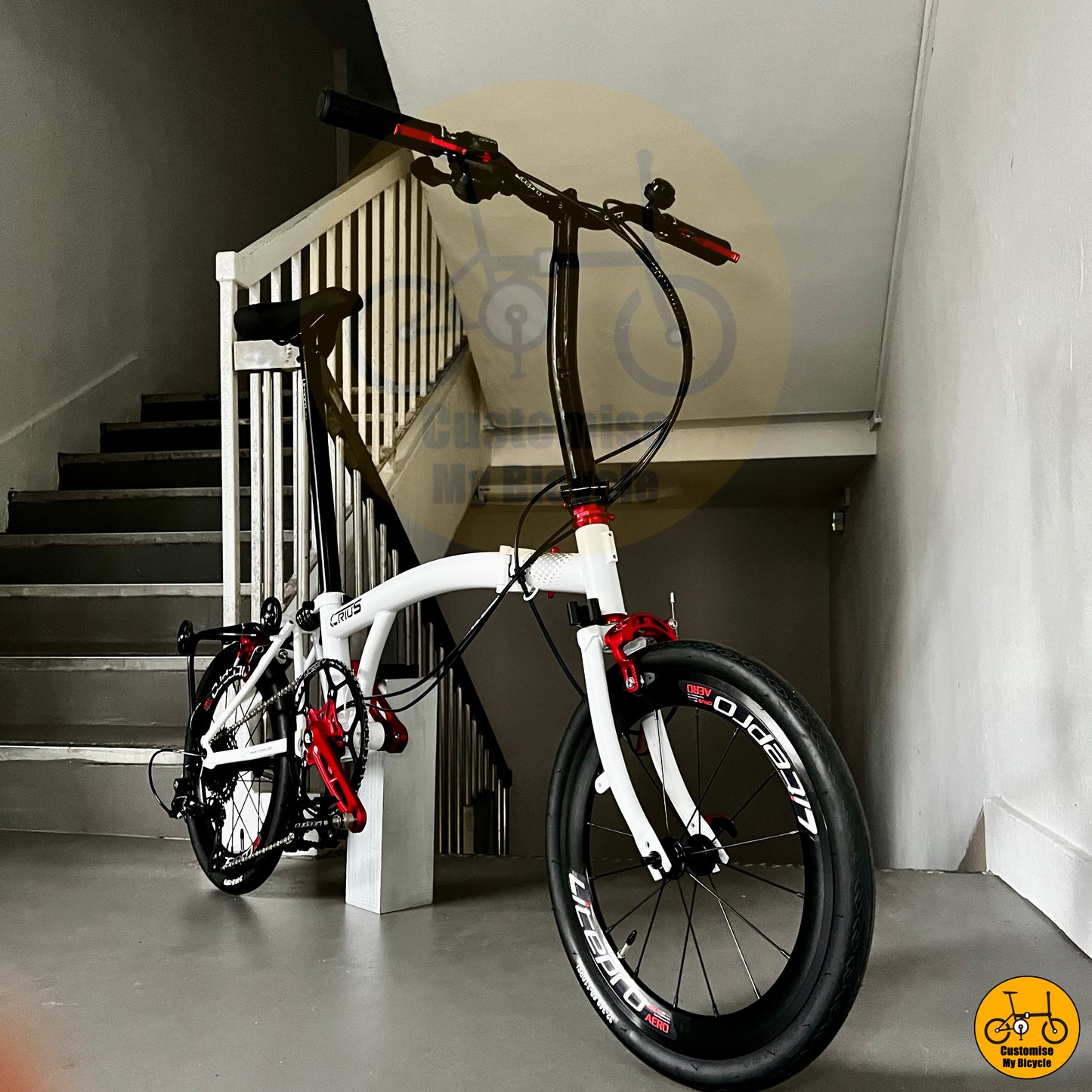 Crius Trifold 18-inch City Bike – 16” 349 Wheels & High-Performance Folding System
