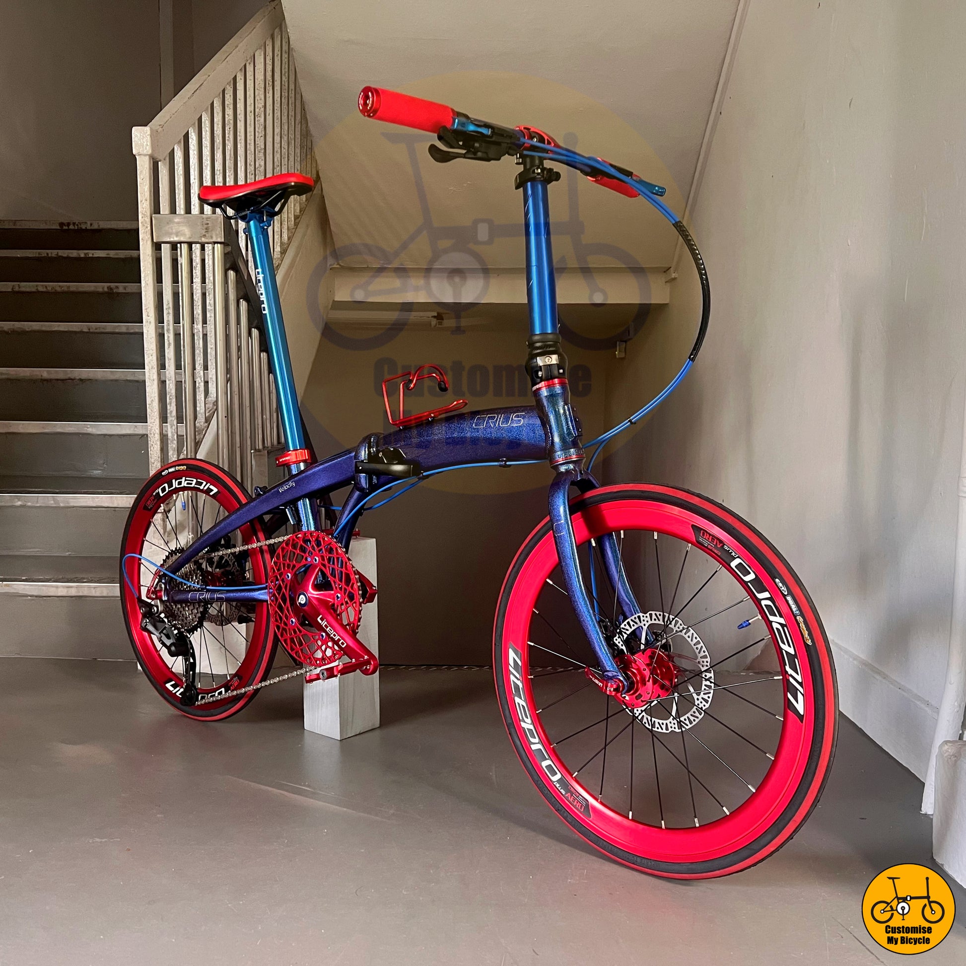 Superman-Themed Folding Bike – High-Performance & Stylish Ride
