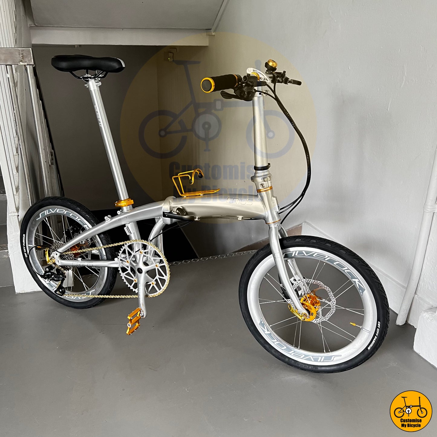 Crius Velocity 20-inch Folding Bike – High-Performance Commuter with Tern & Dahon Compatibility
