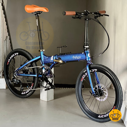 MRT Friendly 22 Inch Folding Bike Fnhon Blast With LITEPRO Parts In Singapore
