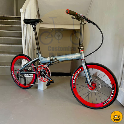 Fnhon Blast 22-Inch Folding Bike – An Eye-Catching Foldable Bicycle for City Riders
