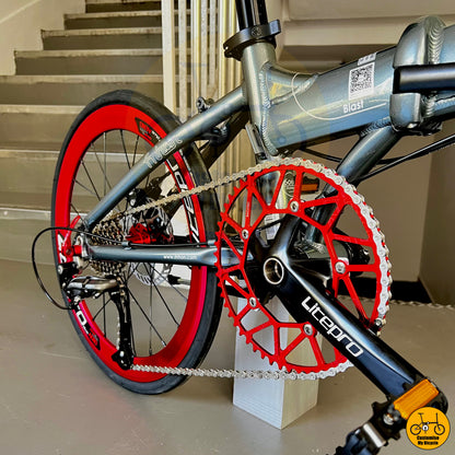 Drivetrain on Fnhon Blast 22-Inch Foldie – Perfect for City Commutes & Compact Storage Solutions
