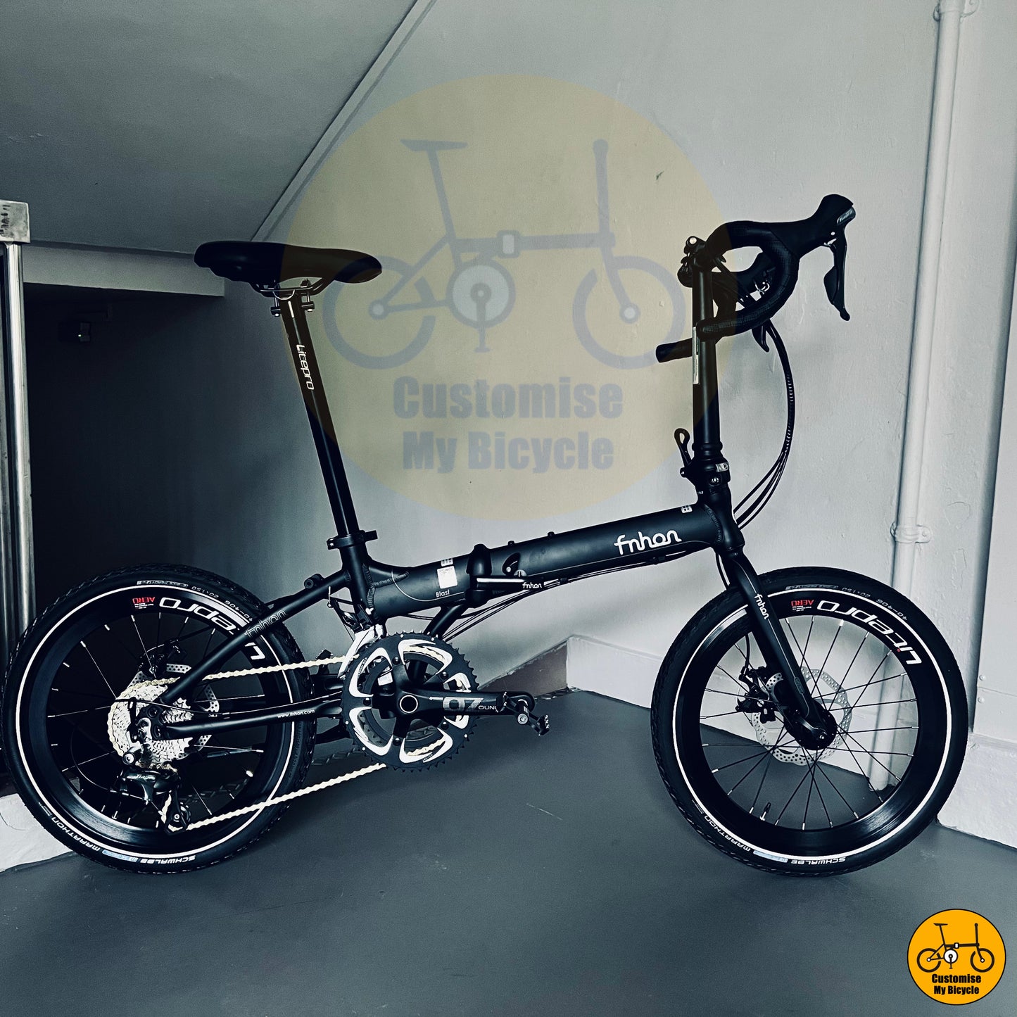 Fnhon Blast 20-Inch Foldable Bike – Double Chainring for Extra Speed & Efficiency
