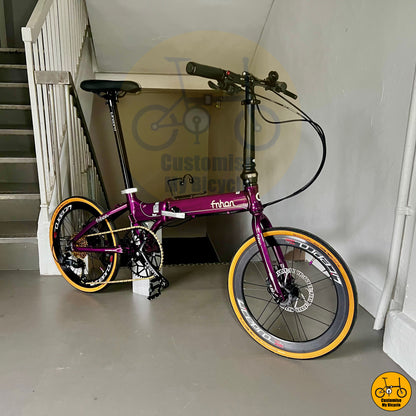 Evangelion Edition Fnhon Blast 20-Inch Foldable Bicycle – Lightweight & Striking Design
