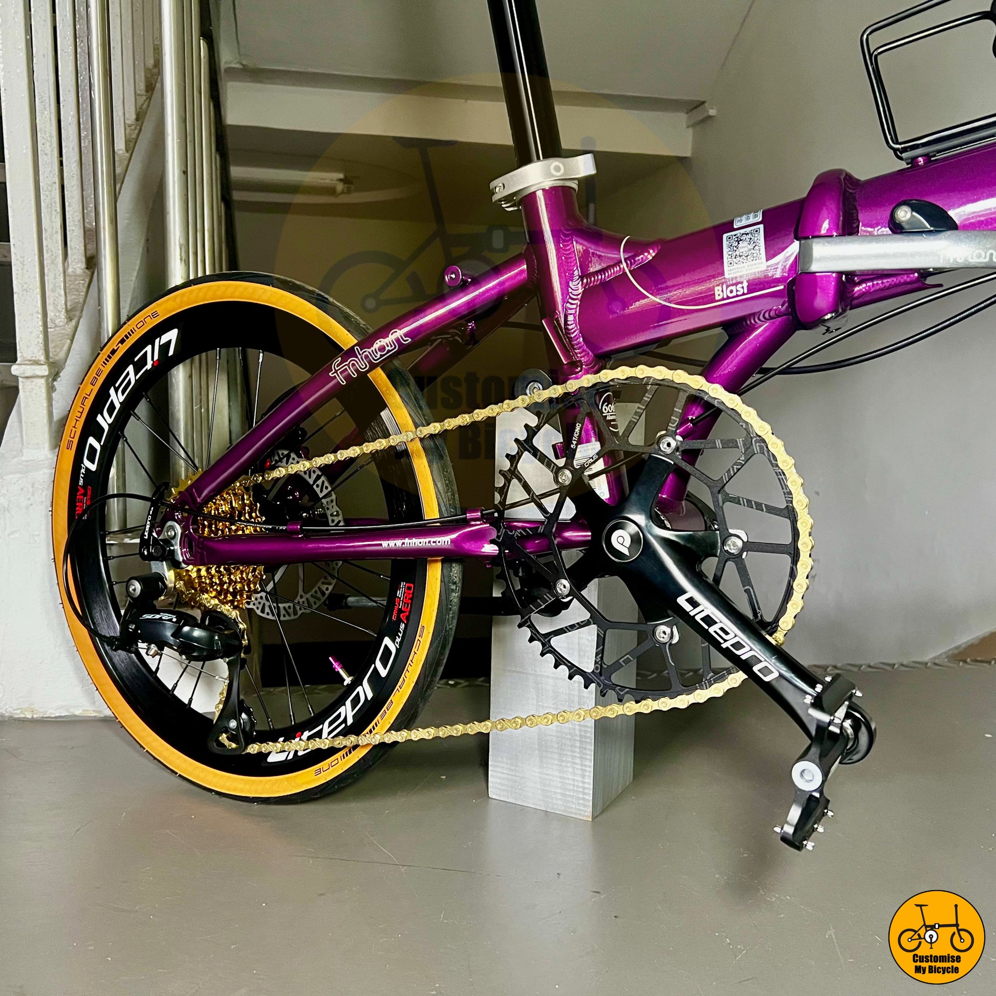 Shimano-Powered Fnhon Blast 20-Inch Folding Bike – Lightweight & Efficient
