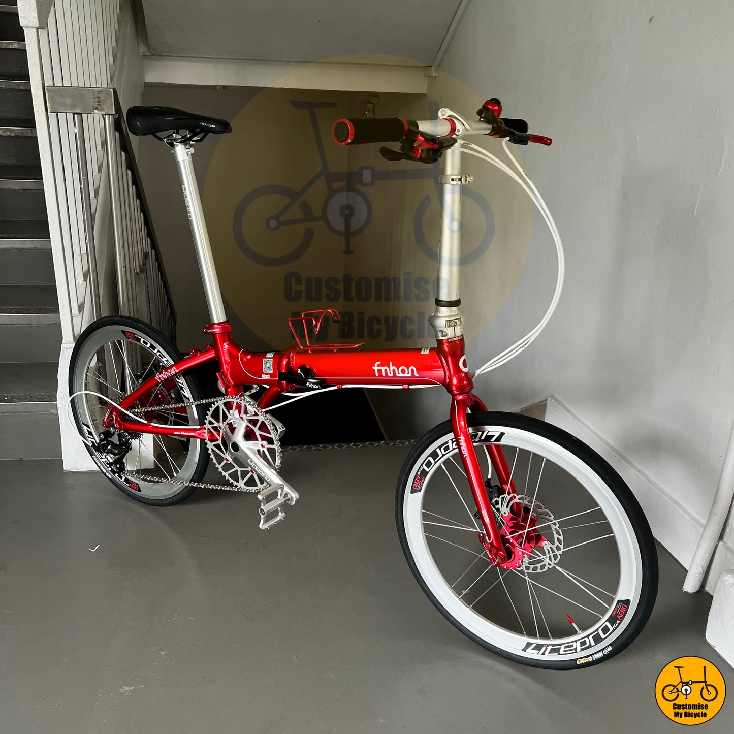 Singapore-Ready Fnhon Blast 22-Inch Foldable Bike – Lightweight & Efficient for City Travel
