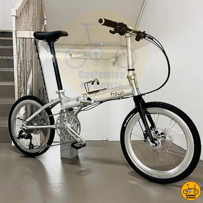 Ultra-Light Fnhon Blast 20-Inch Folding Bike – Weighs Less Than 10kg for Easy Portability
