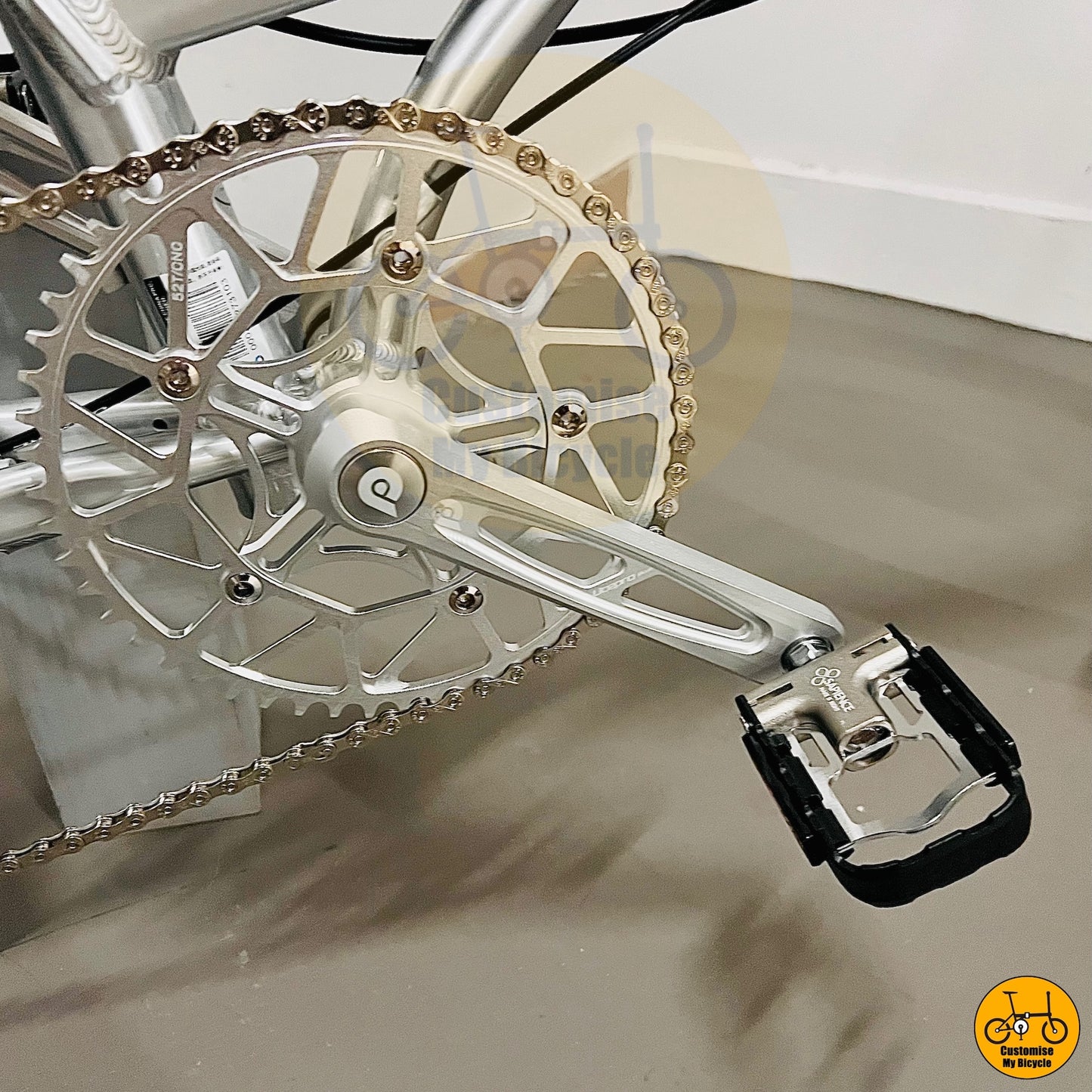 Sapience YP126 Foldable Pedals on High-Performance Fnhon Blast 20-Inch Foldable Bicycle – A Hito & Dahon Competitor
