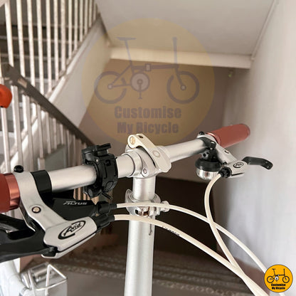 Cockpit Setup on Fnhon Blast 22-Inch Folding Bicycle – Competing with Birdy for Lightweight Performance
