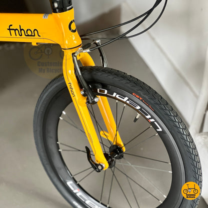 MRT friendly folding bike with stylish design  
