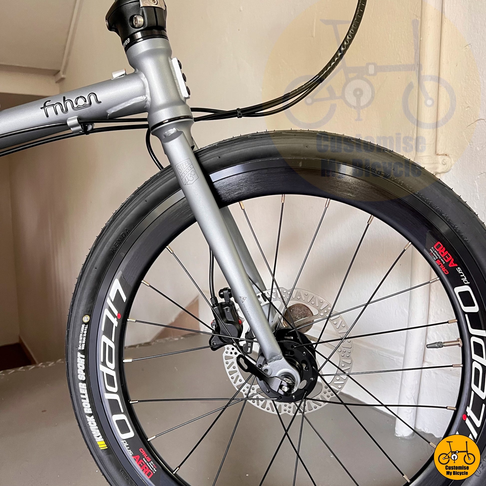 Matte Finish Fnhon Gale 22-Inch Foldable Bicycle – A Stylish & Durable Commuter Foldie
