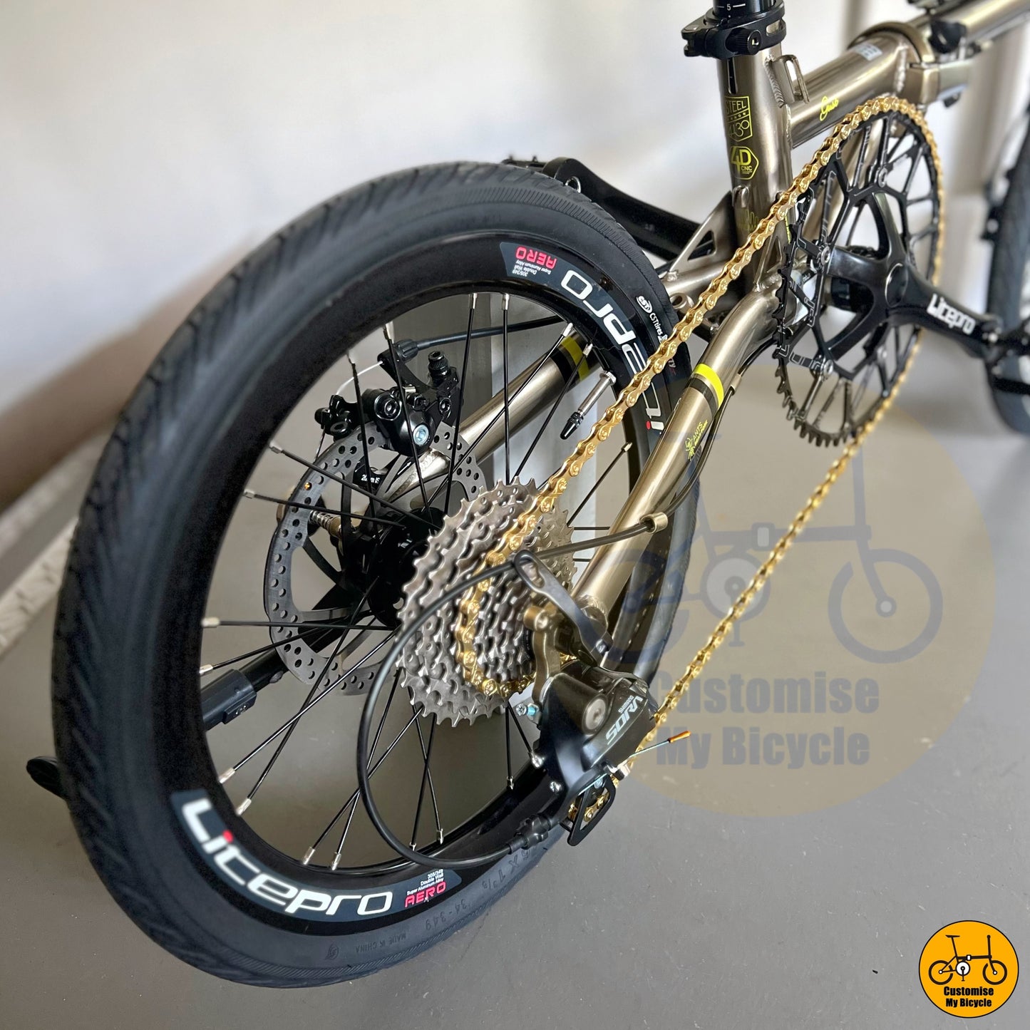 Fnhon Gust 18” • Shimano 9s • Titanium Gold