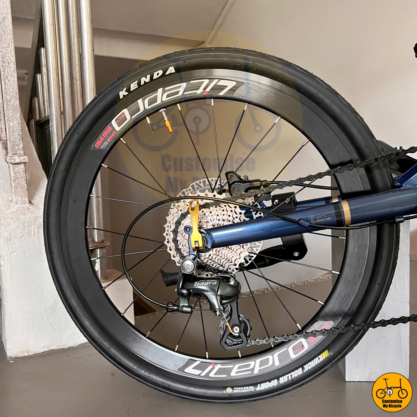 Lightweight Fnhon Gust 22-inch foldie with precision gear shifting
