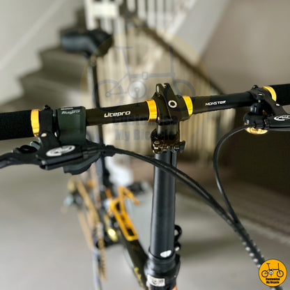 Round bar handle design for enhanced grip and comfortable city rides
