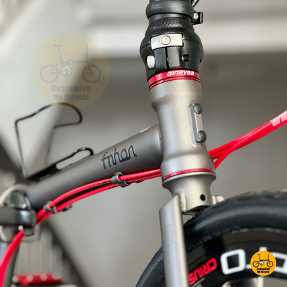 Fnhon Gust chromoly steel body frame detail
