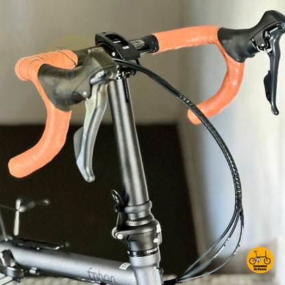 Sepeda Lipat Fnhon Gust 22 Inci Shimano 9 Kecepatan Rangka Baja Chromoly Abu Abu Sepeda Lipat Sport Drop Bar