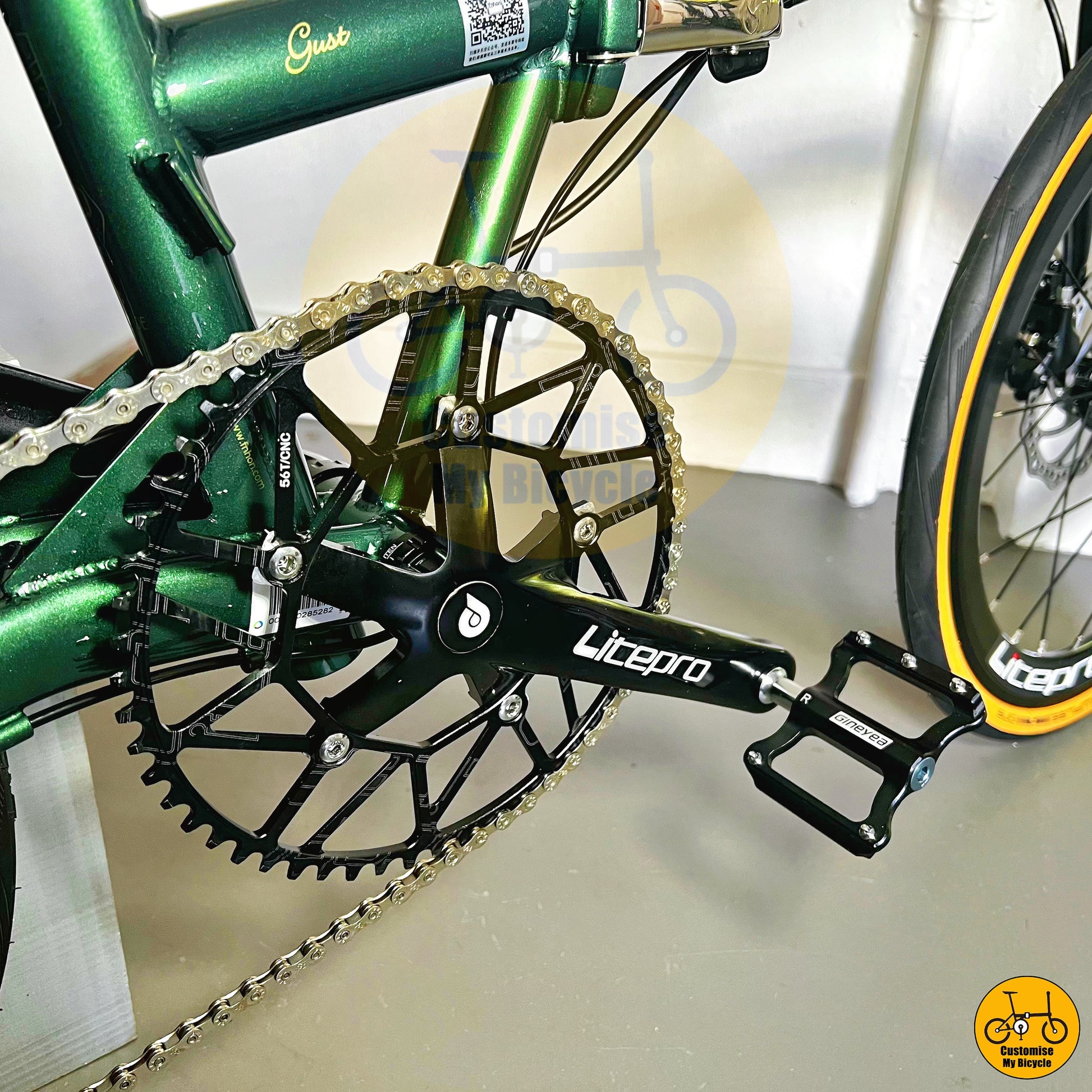 22-inch commuter foldie with race-inspired geometry and performance
