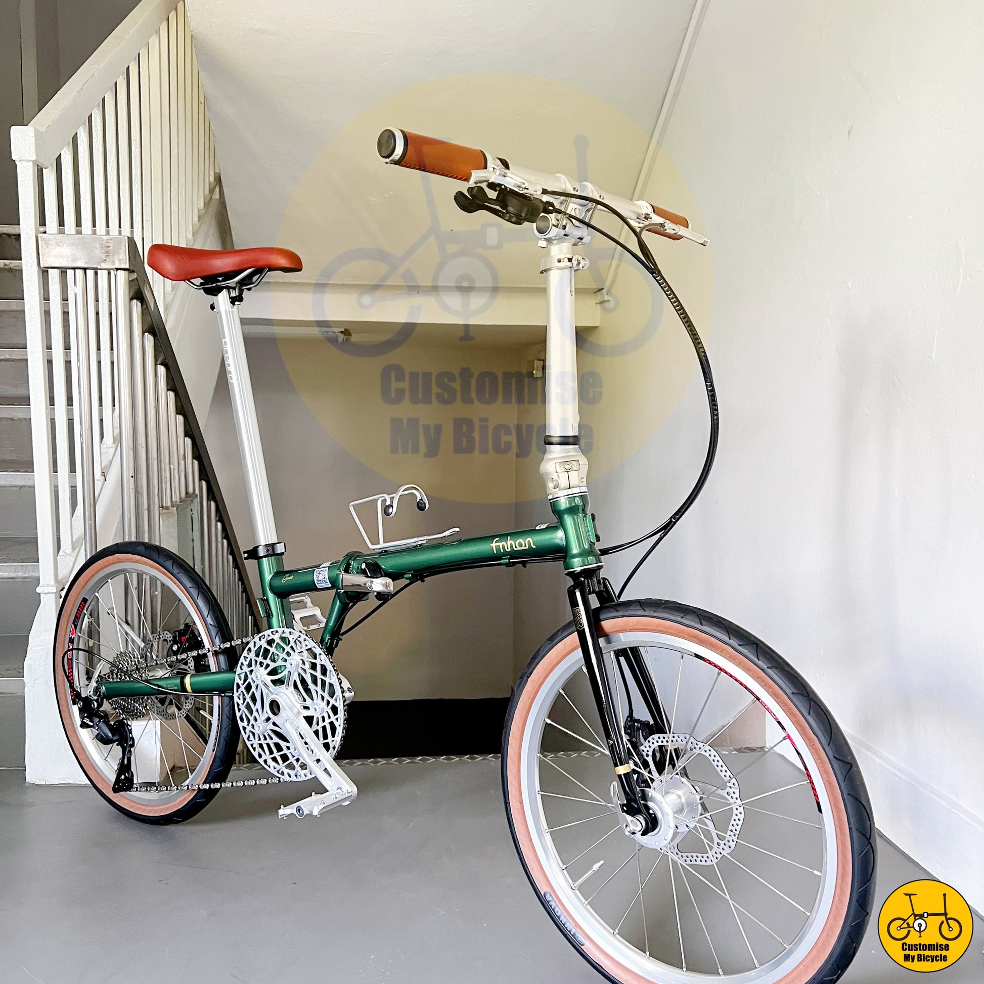 High-performance folding bicycle with a sturdy and reliable frame
