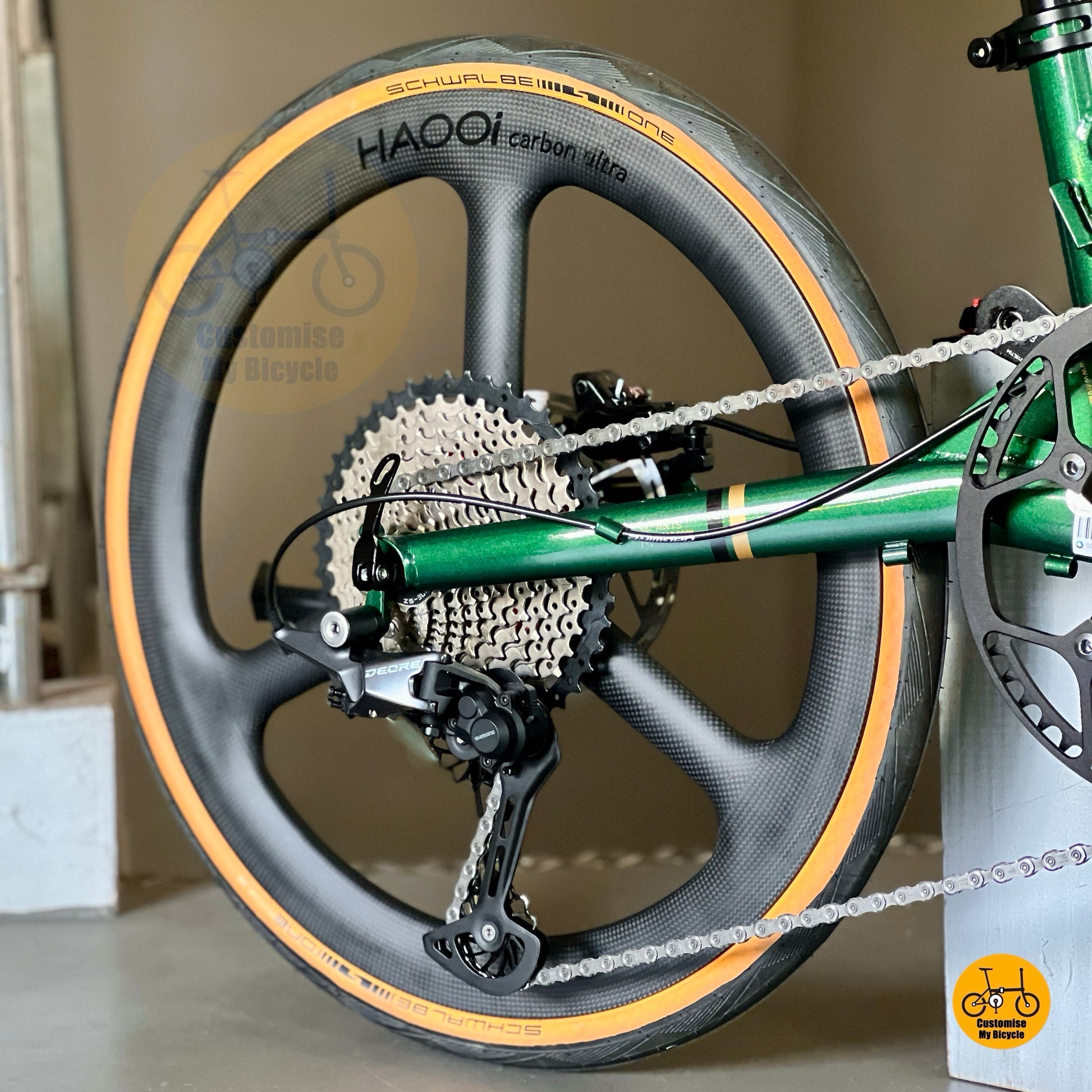 Performance folding bicycle Fnhon Gust 22 inch Shimano Deore 12s  
