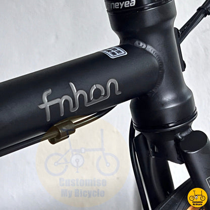 matte black foldie with upgraded black transmission system
