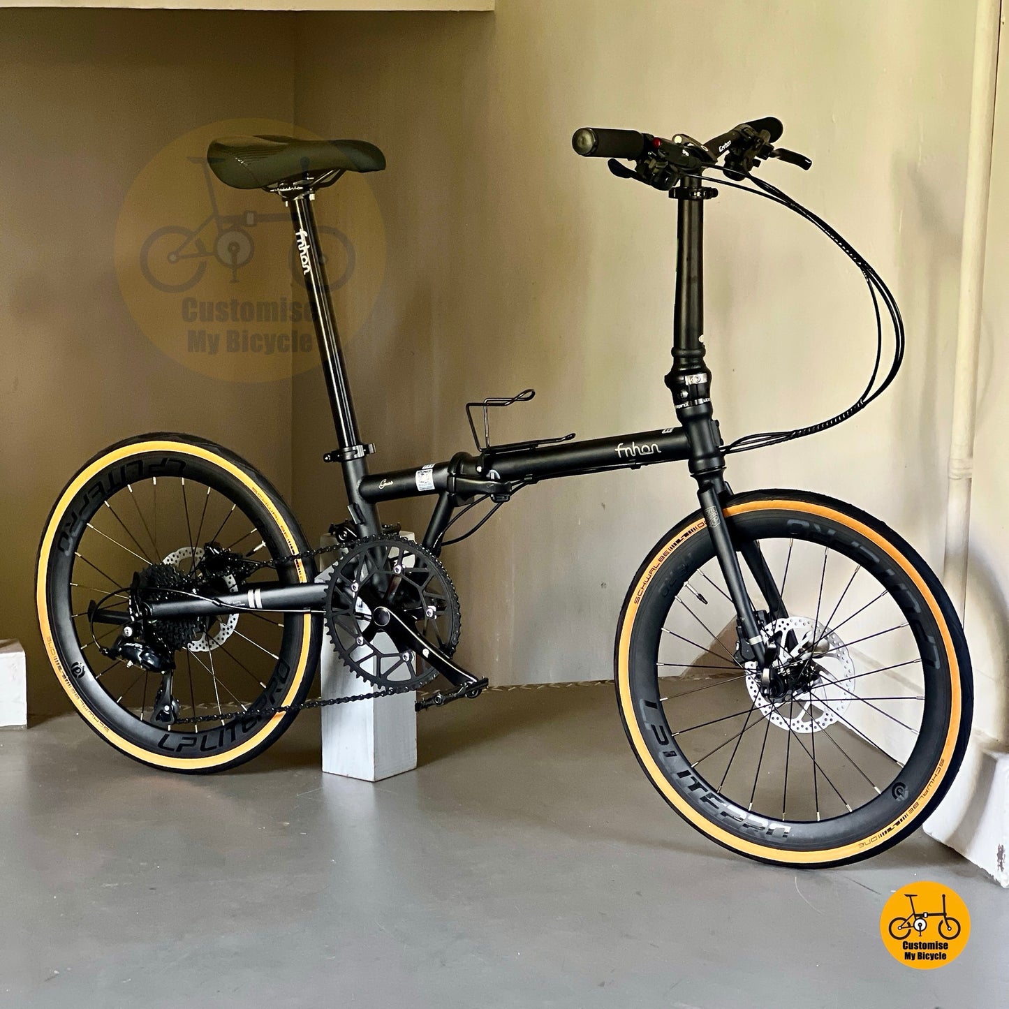 Sleek And Responsive Foldie For PCN Riders With Shimano 9 Gears And Compact Setup  
