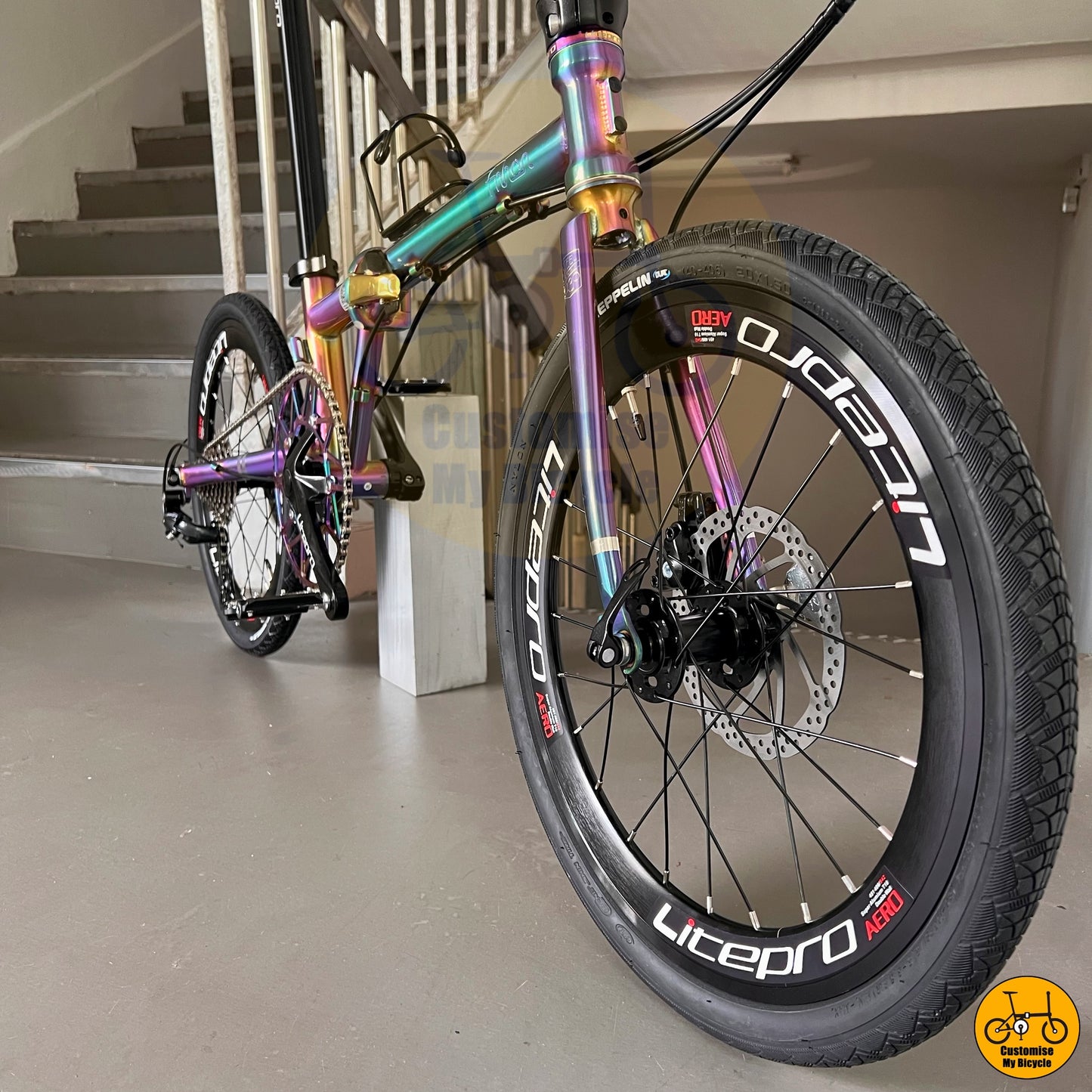 Fnhon Gust 20” • Shimano 9s • Oil Slick Aurora