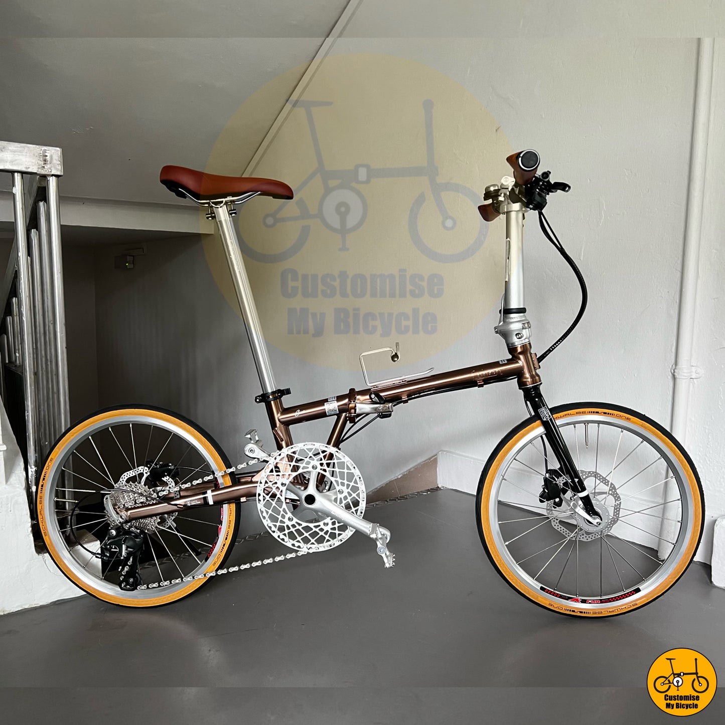 Fnhon Gust 20-inch Foldable Bicycle – Premium Clean Look & Lightweight Frame
