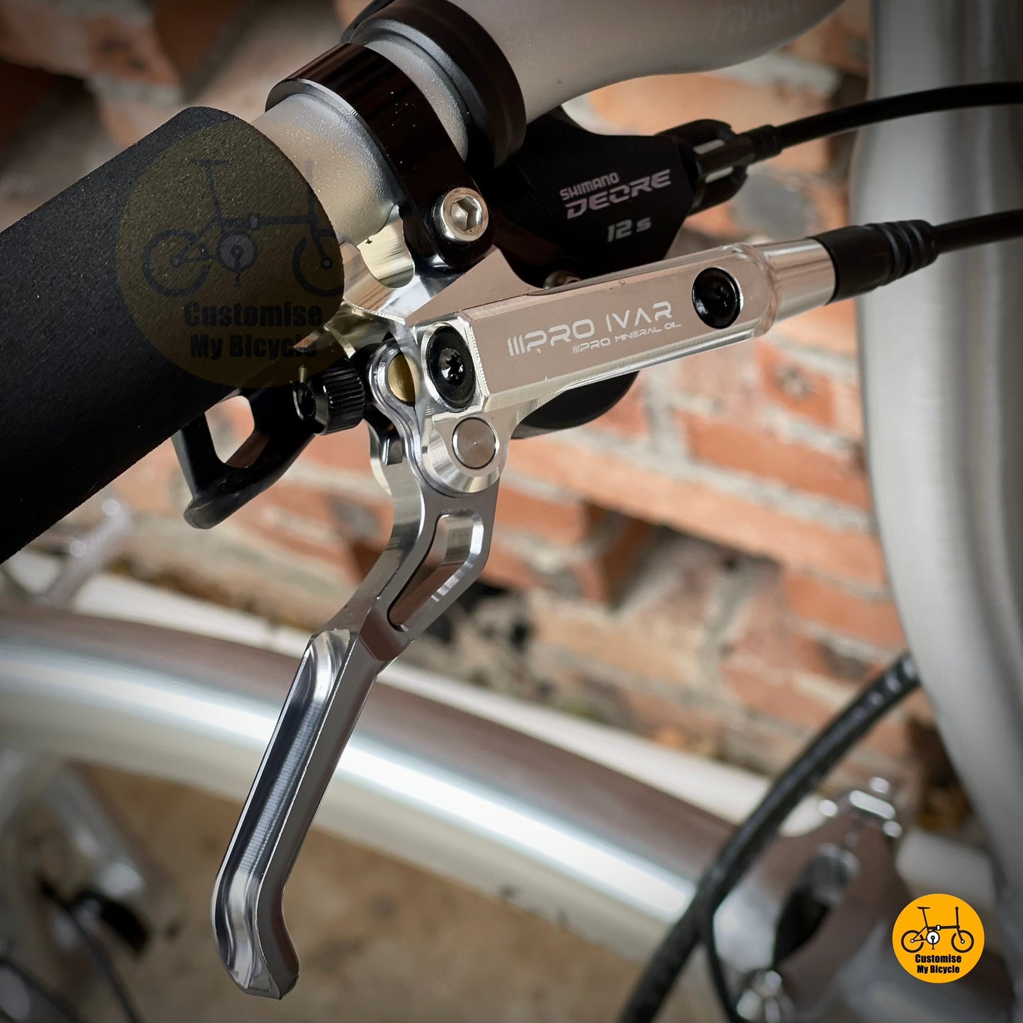 IIIPRO Ivar Hydraulic Brake on Fnhon GT20 Trifold Bicycle