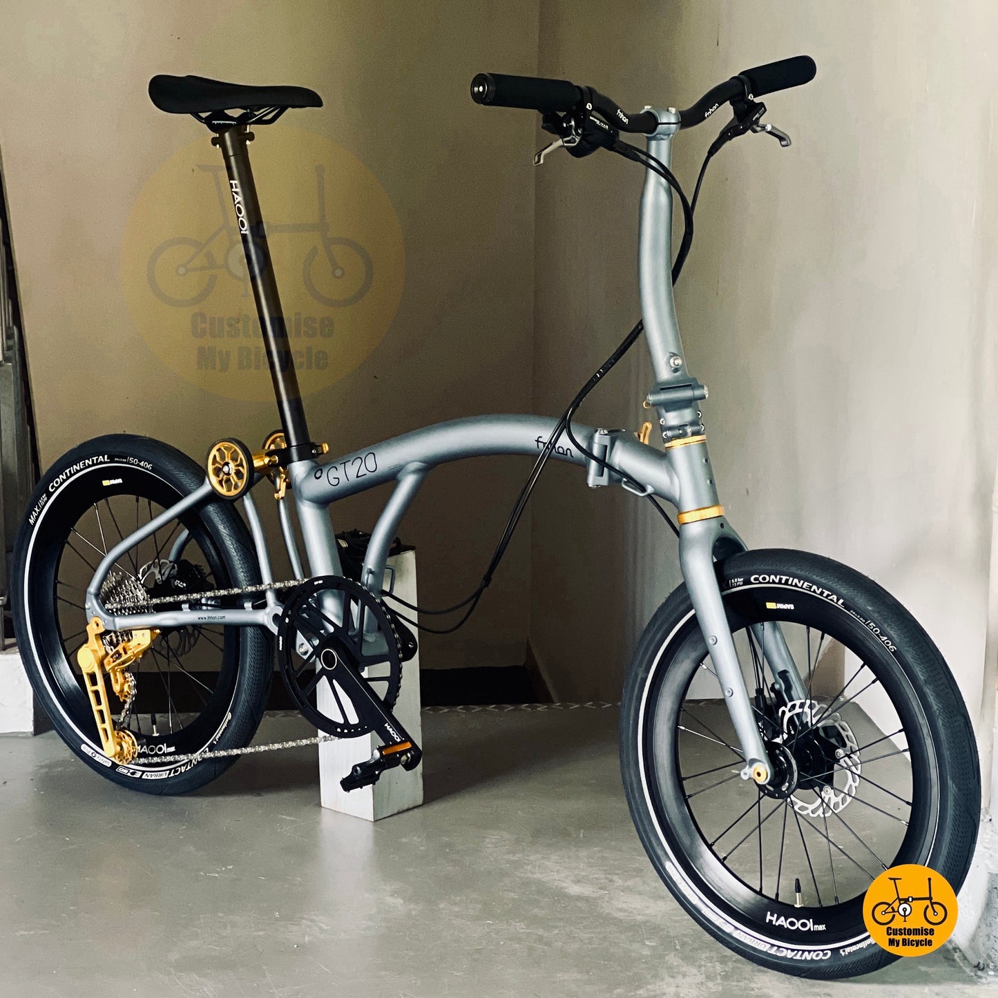 🔥HOT DEALS🔥 Fnhon GT20 20” • Shimano 10s • Titanium Grey & Gold