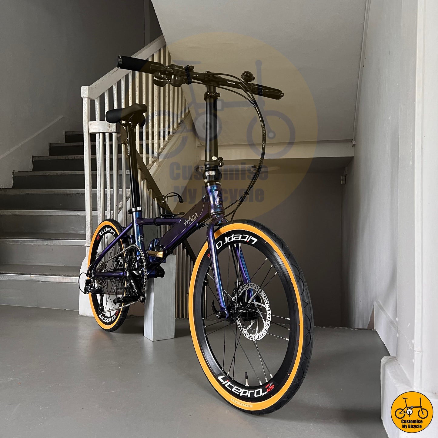 Fnhon Monsoon 22” • Shimano 9s • Chameleon Blue