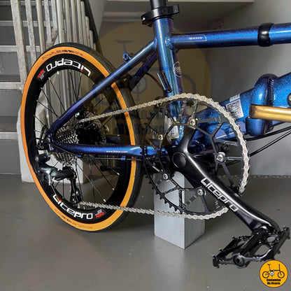 Shimano-equipped drivetrain for reliable city commuting
