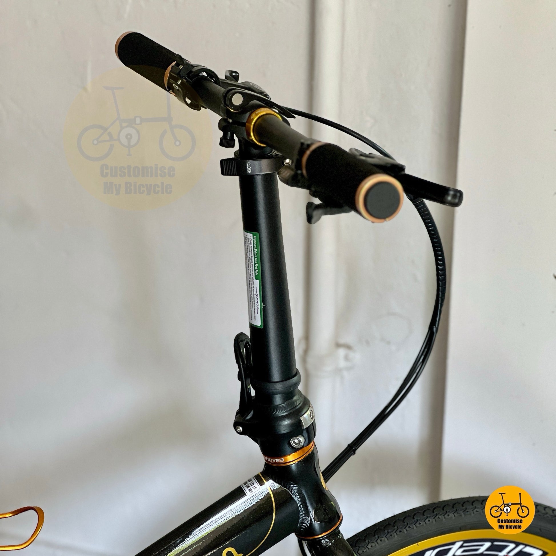 Fnhon Monsoon adjustable handle post cockpit view
