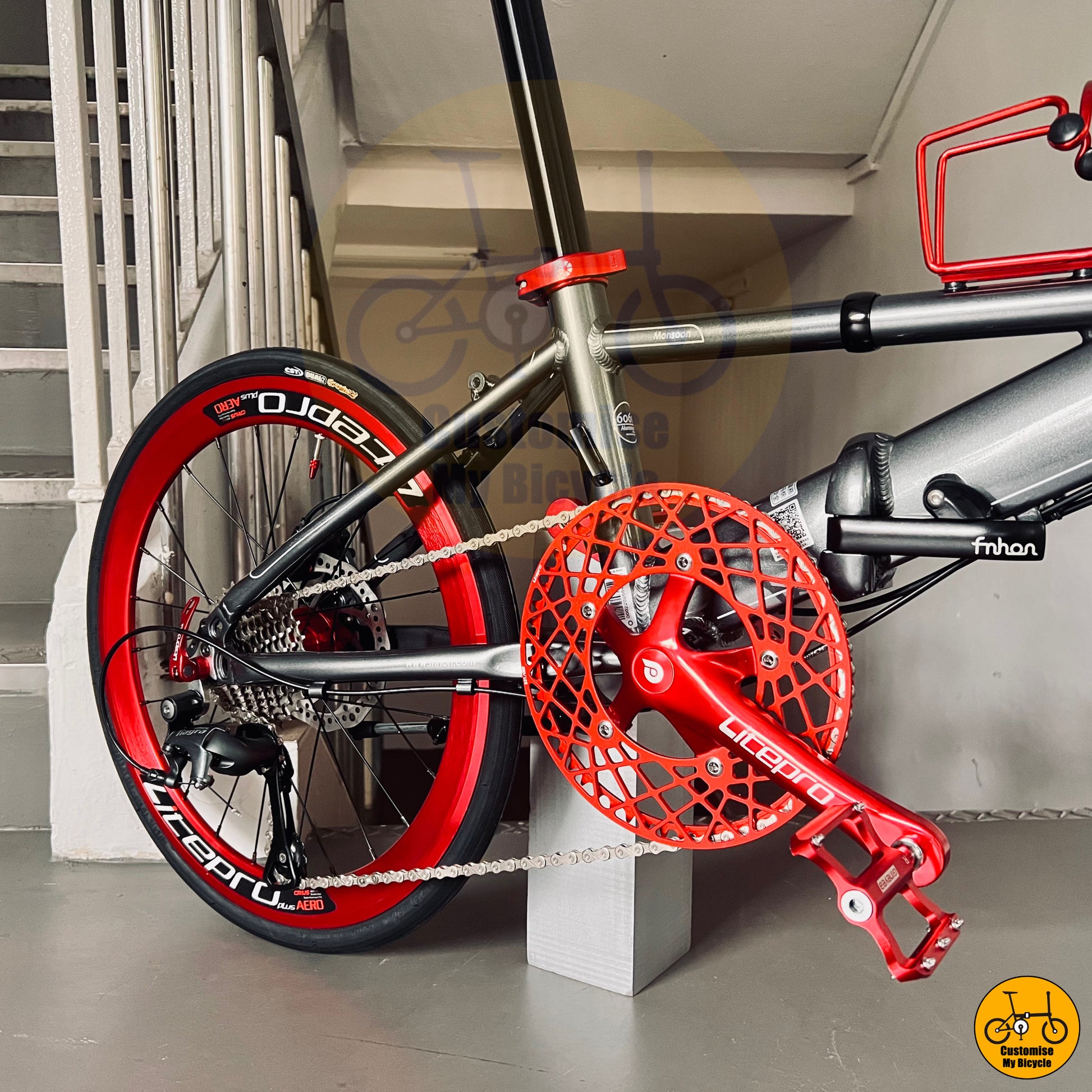 Smooth & Speedy Fnhon Monsoon 22-Inch Foldable Bicycle – Designed for Fast & Comfortable Rides
