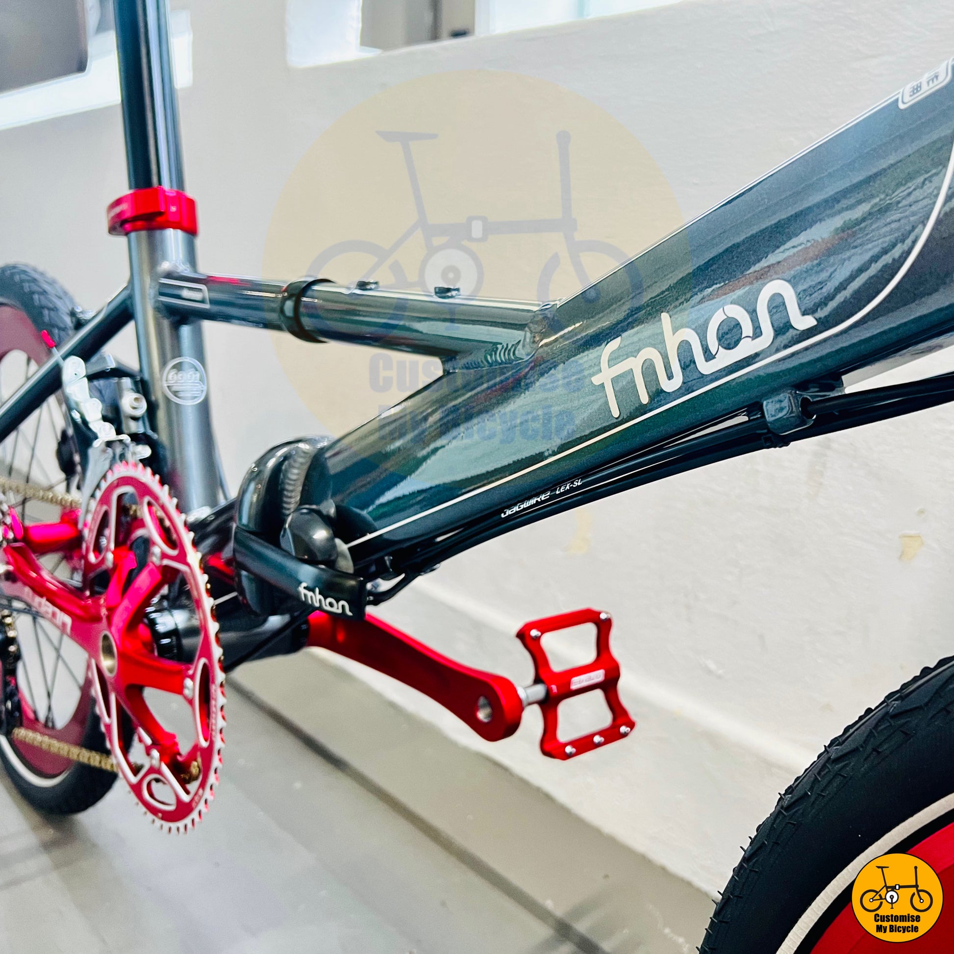 Litepro 53/39T Double Chainring Fnhon Monsoon 20-Inch Foldie – Optimized for Speed & Efficiency
