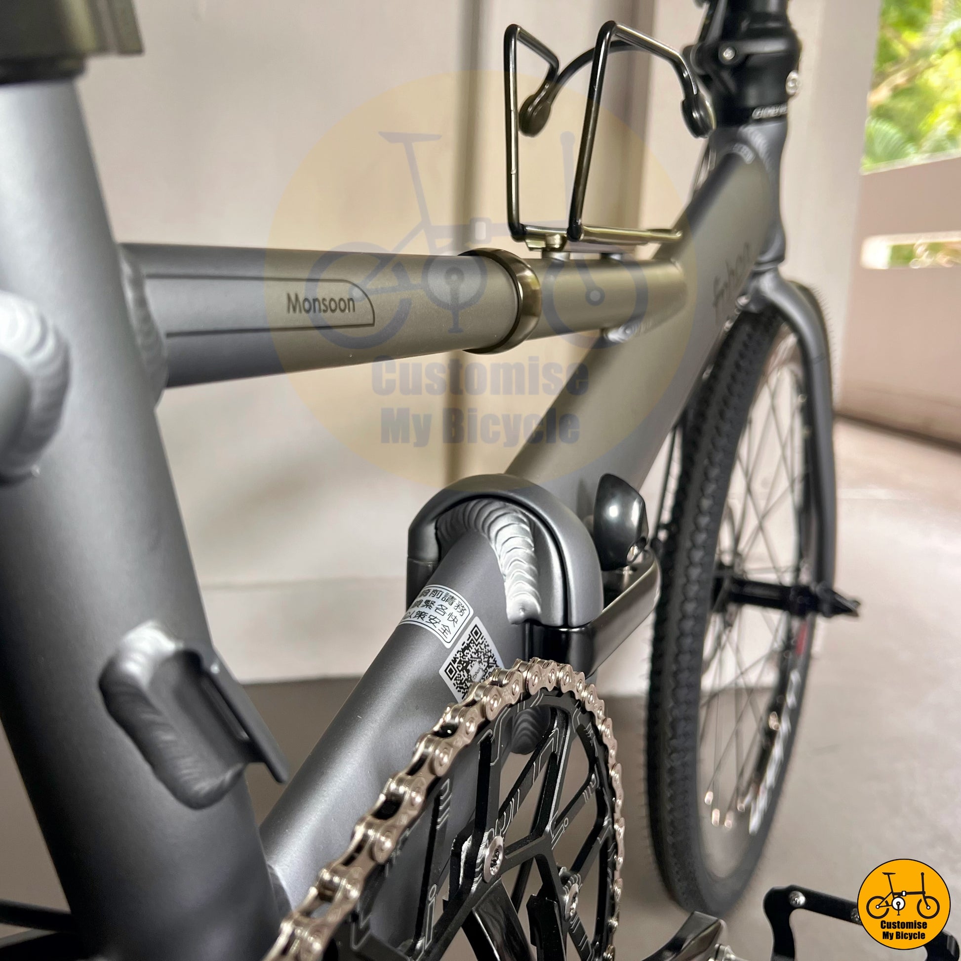 Y-Frame Edition Fnhon Monsoon 22-Inch Foldie – A Unique & Stable Folding Bike
